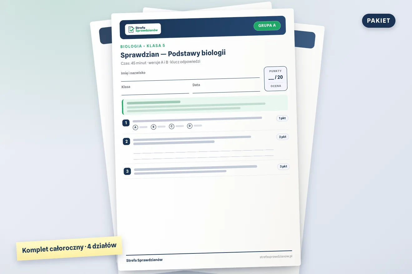 Okładka materiału: Biologia 5, Biologia · Klasa 5