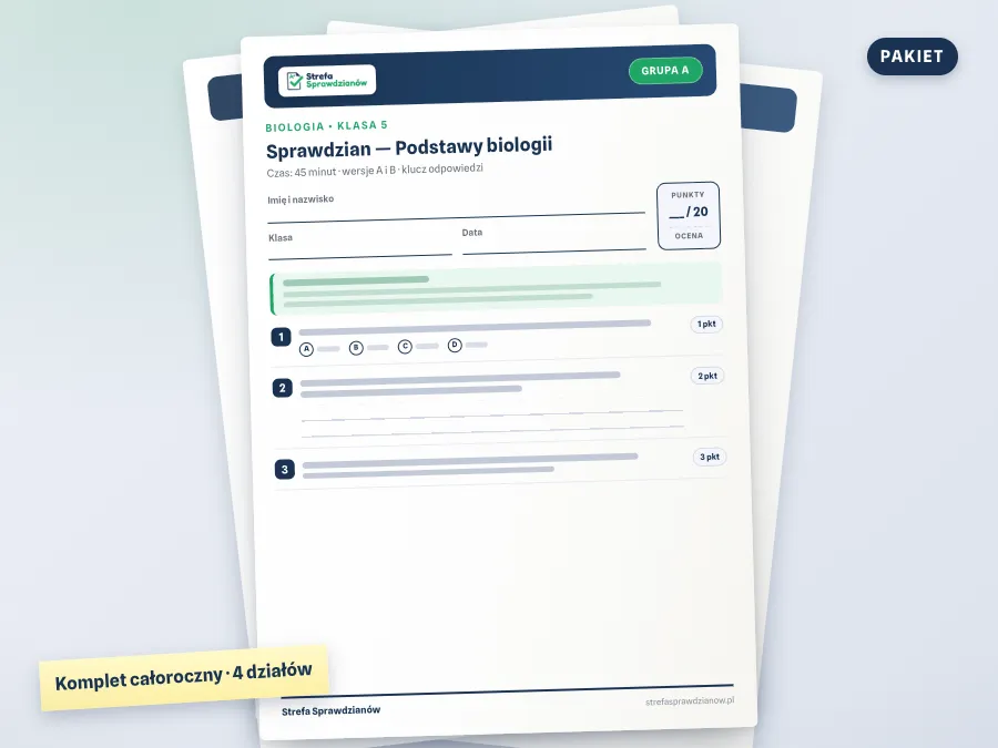 Okładka materiału: Biologia 5, Biologia · Klasa 5