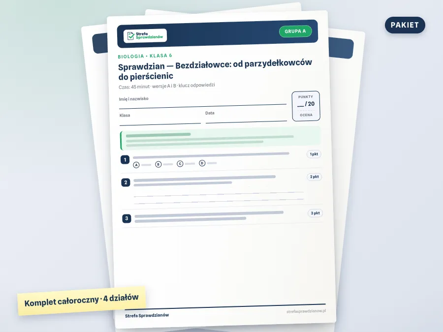 Okładka materiału: Biologia 6, Biologia · Klasa 6