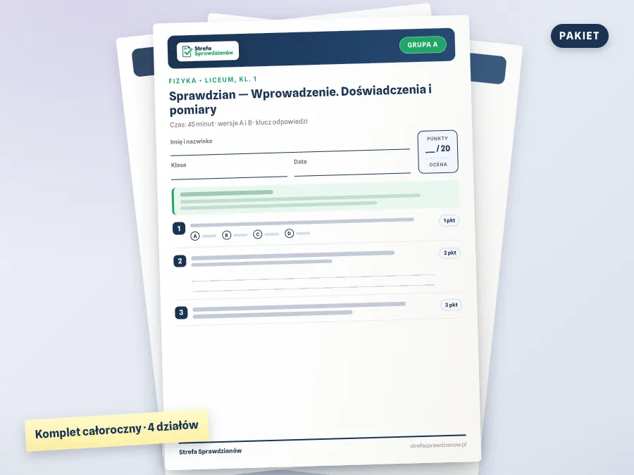 Okładka materiału: Odkryć Fizykę 1, Fizyka · Liceum, kl. 1