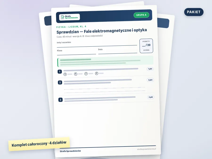 Okładka materiału: Zrozumieć Fizykę 4, Fizyka · Liceum, kl. 4