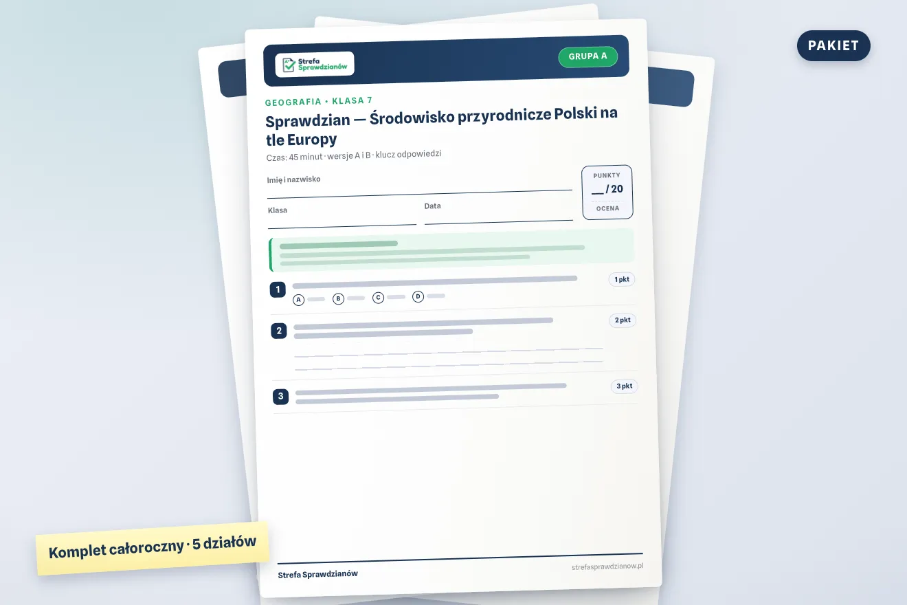 Okładka materiału: Geografia 7, Geografia · Klasa 7