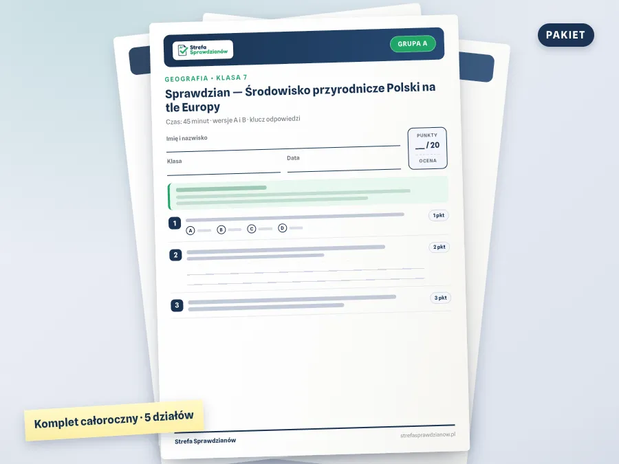 Okładka materiału: Geografia 7, Geografia · Klasa 7