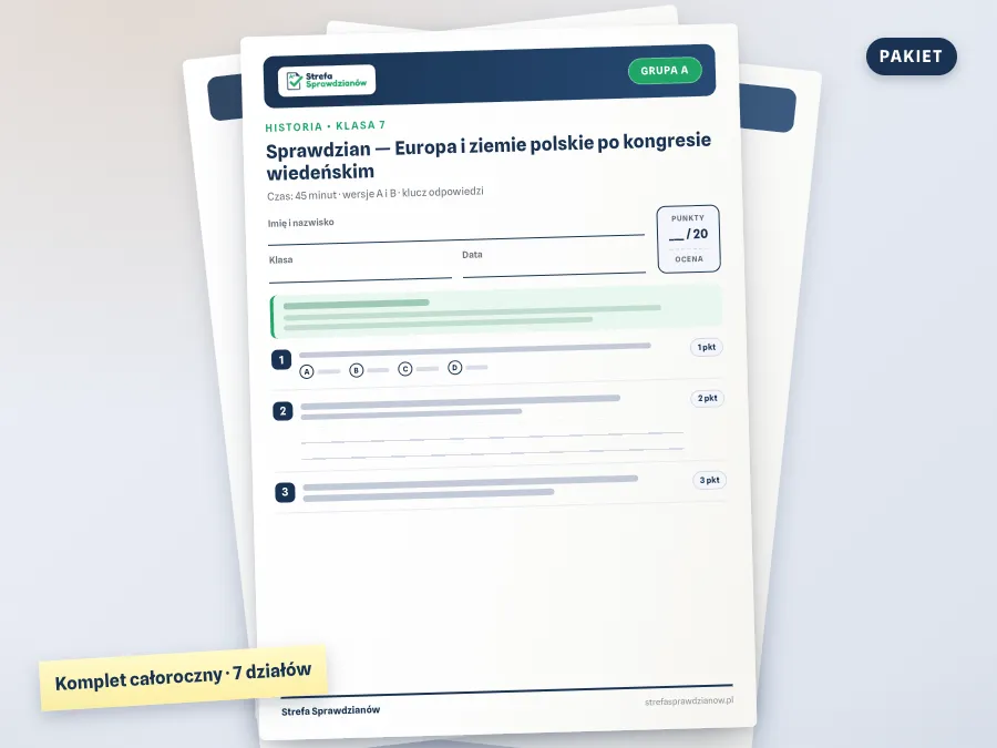 Okładka materiału: Podróże w Czasie 7, Historia · Klasa 7