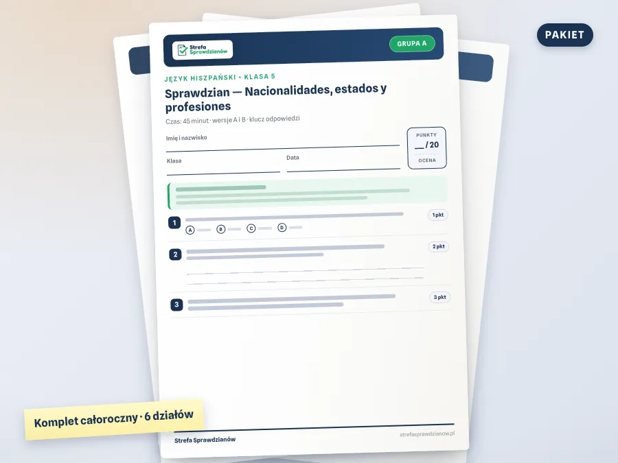 Okładka materiału: De Aventura 2, Język hiszpański · Klasa 5