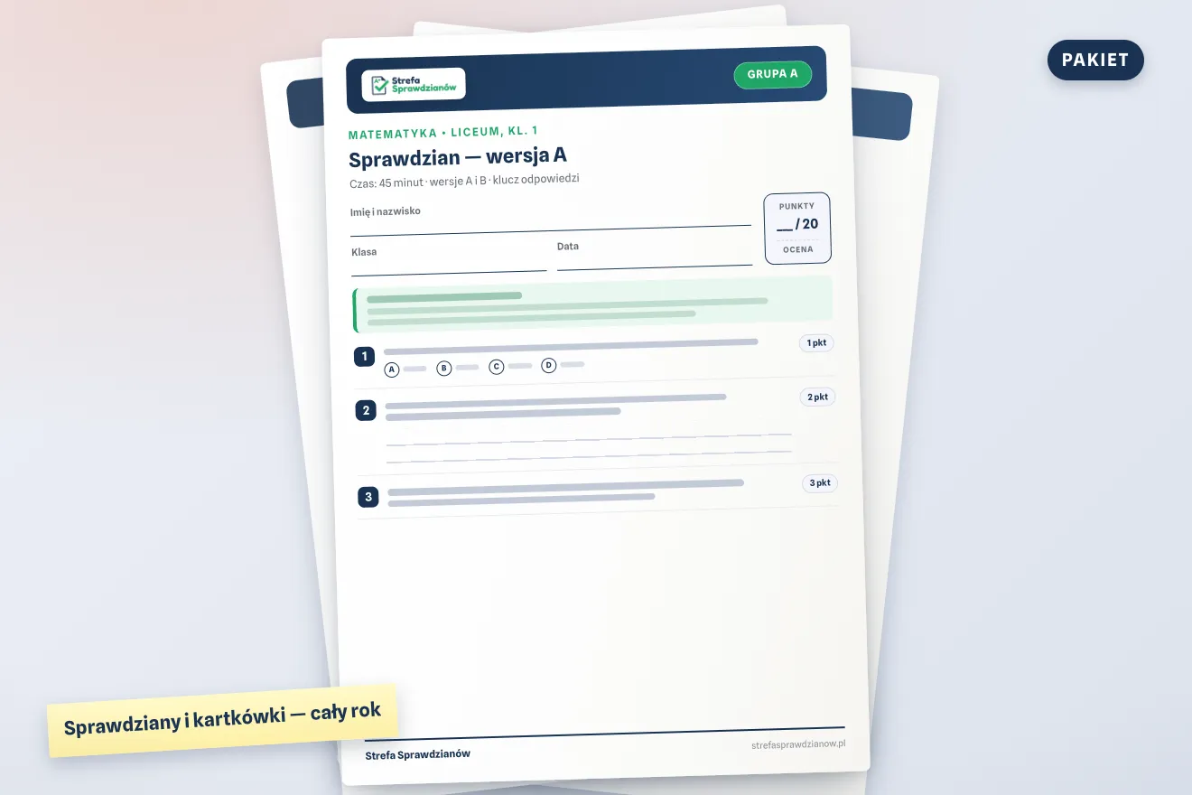 Okładka materiału: To się liczy 1, Matematyka · Liceum, kl. 1