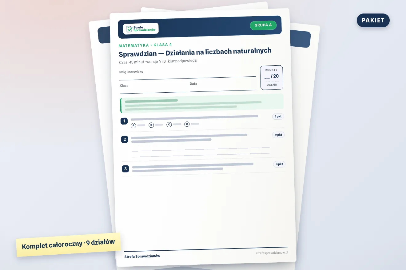 Okładka materiału: Matematyka wokół nas 4, Matematyka · Klasa 4