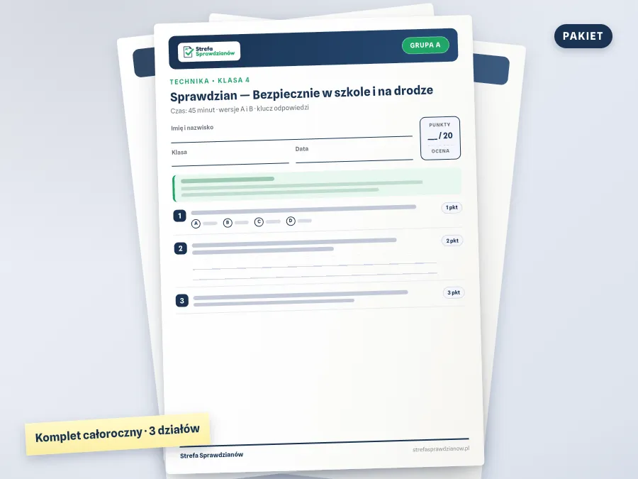 Okładka materiału: Technika Jak To Działa 4, Technika · Klasa 4